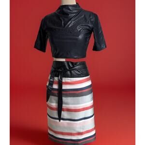 Boss By Hugo Boss Vistrpy Pencil Skirt | Striped | Office Siren | Modern Luxury
